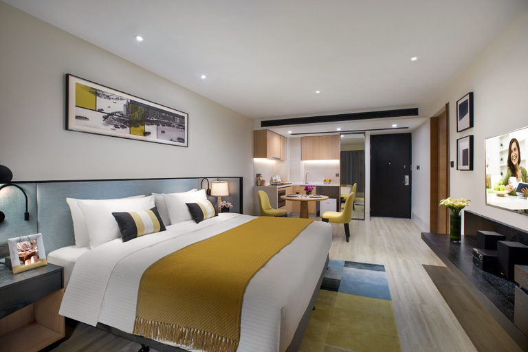 Bedroom 2, Citadines Gaoke Liangjiang Chongqing, Chongqing