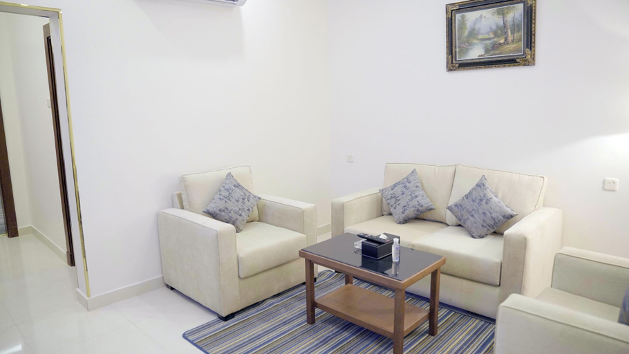 Living area 2, Nozol Al Khayal Serviced Apartments, Jizan
