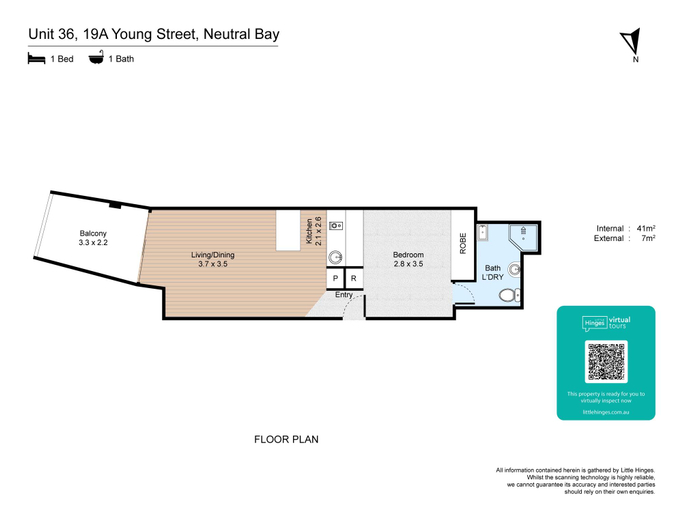 Exterior view 4, Bright 1-bed Apartment in Neutral Bay, Sydney