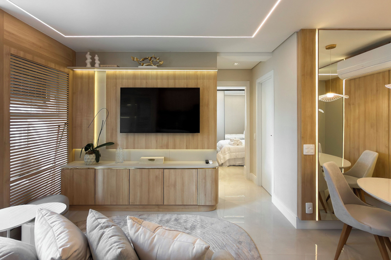 Living area 5, View Butantã by Wecare Hosting, São Paulo