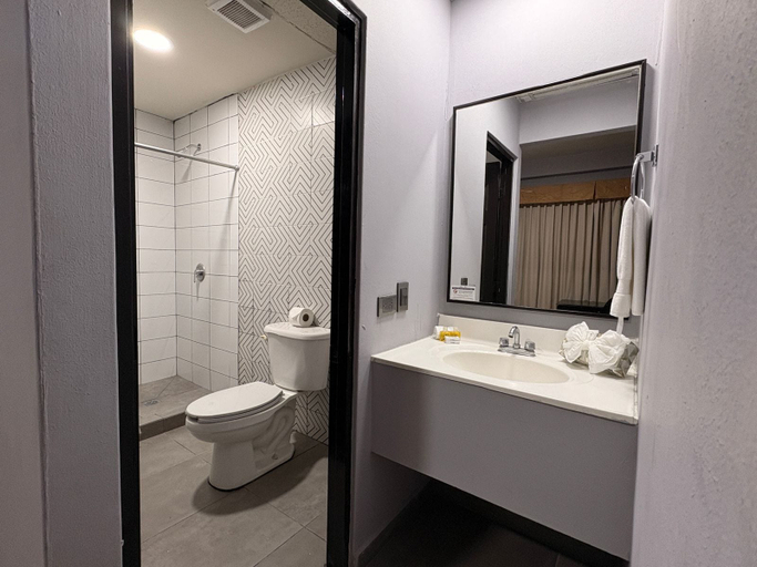 Bathroom 4, Hotel Plaza del Arco Express, Monterrey