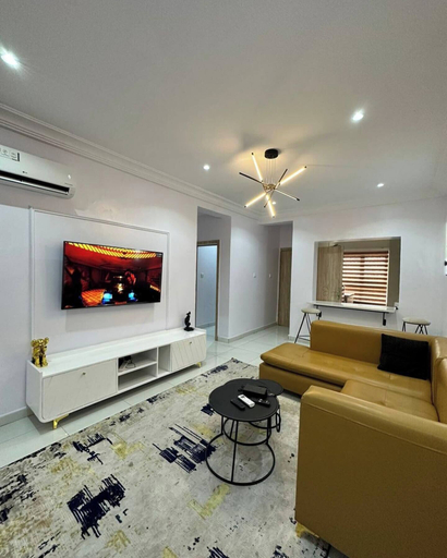 Living area 4, Poise And Class Apartment, Kosofe