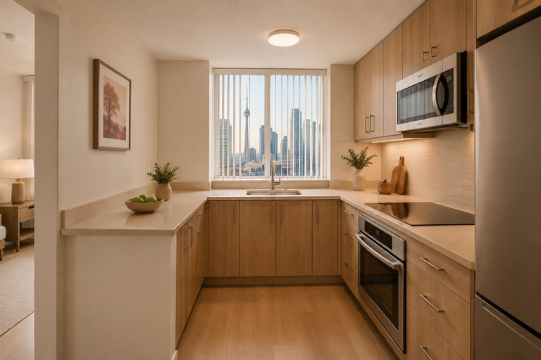 Private kitchen, The Elm & Stone Prime Hotel, Toronto