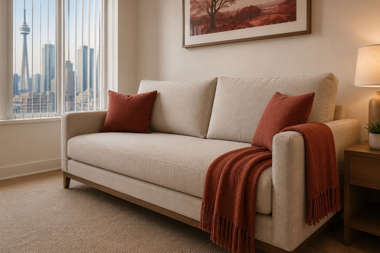 Living area 2, The Elm & Stone Prime Hotel, Toronto