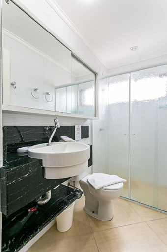 Bathroom 3, JBM Apto pé na areia com vista mar, Florianopolis