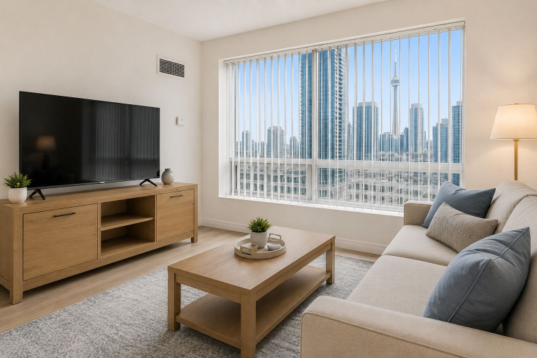 Living area 2, Lumia City Suites, Toronto