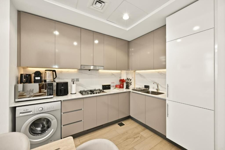 Private kitchen 3, Bloomfields 1BR in Azizi Riviera 3, Dubai
