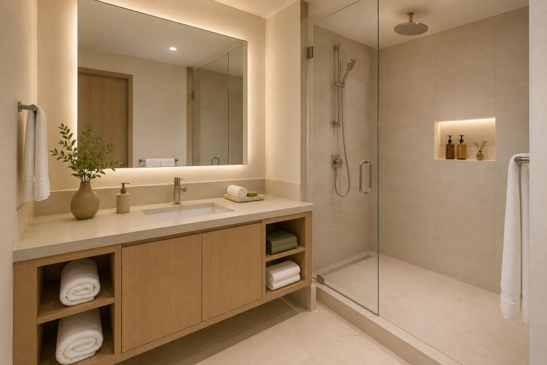 Bathroom, Vistara Grand Hotel, Toronto