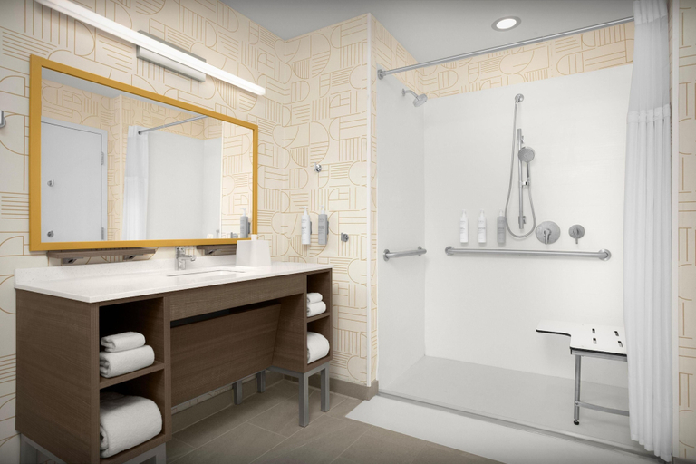 Bathroom 5, Home2 Suites By Hilton El Paso East Loop 375, El Paso