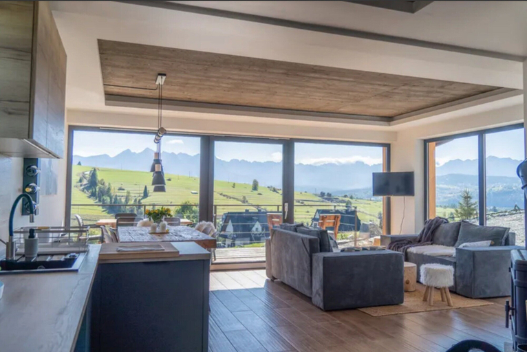 Living room 3, Large Holiday Villa With Sauna and Mountain Views, Tatra