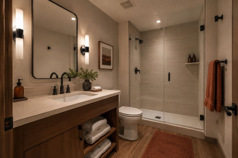 Bathroom, Midtown Central Hotel, Toronto