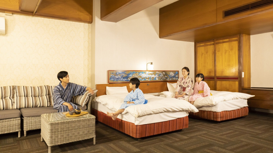 Bedroom 3, Ooedo Onsen Monogatari Hotel Ranpu, Hirado