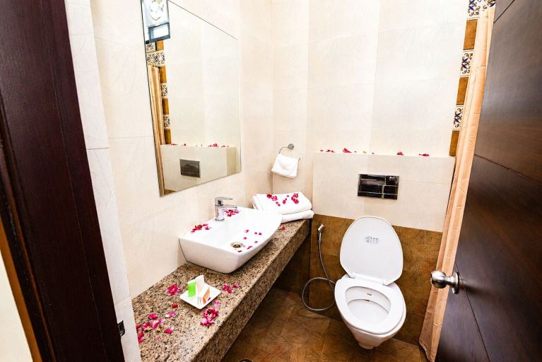 Bathroom 5, Hotel Sanobar, Udaipur