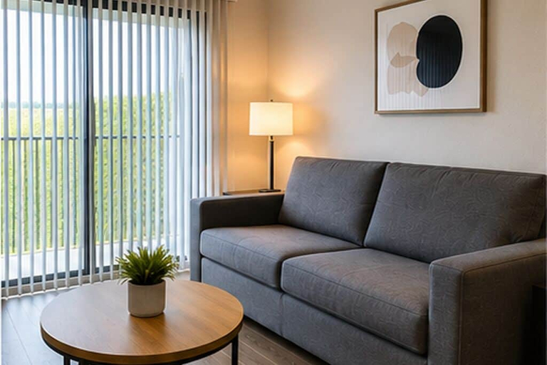 Living area, Bellora Park Suites, Toronto