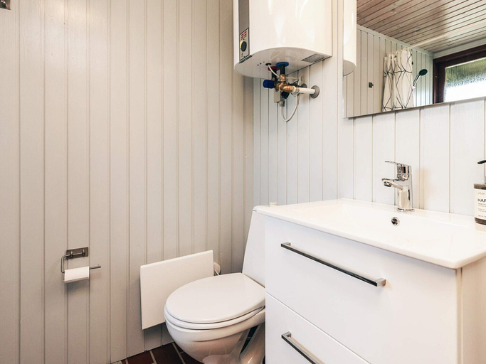 Bathroom, 6 Person Holiday Home in Lokken, Jammerbugt