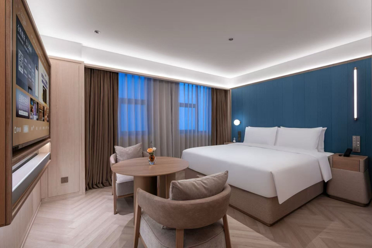 Bedroom 3, Crystal Hotel qingdao wusi plaza haijing, Qingdao
