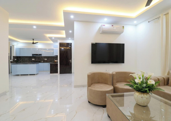 Living area 4, 4 Bedroom Farmhouse With Private Pool In Noida, Gautam Buddha Nagar