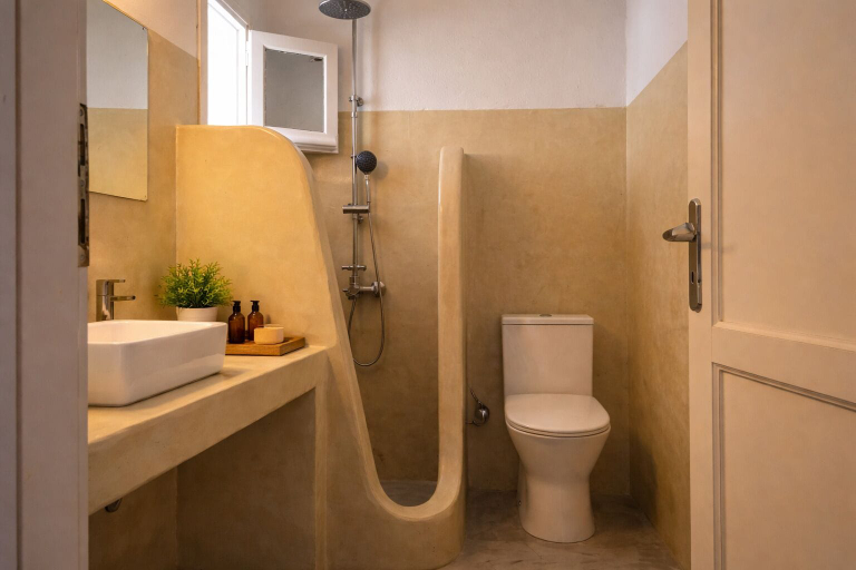 Bathroom 5, Mistral Patmos, South Aegean