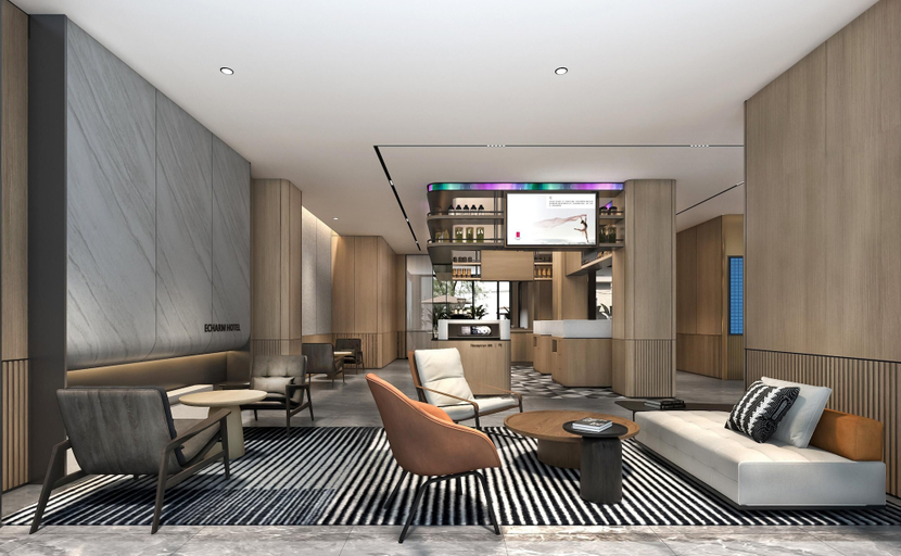 Lobby 2, Echarm Hotel Guangzhou Flagship Store, Guangzhou