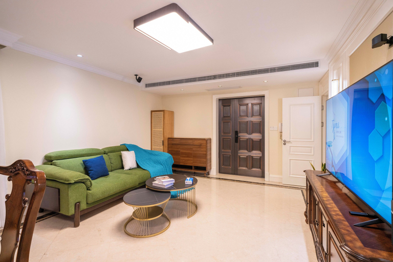 Living area 3, Tyms 2BR 2BA Modern Residence Xujiahui, Shanghai