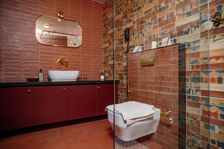 Bathroom sink, SVS Arena, Thrissur