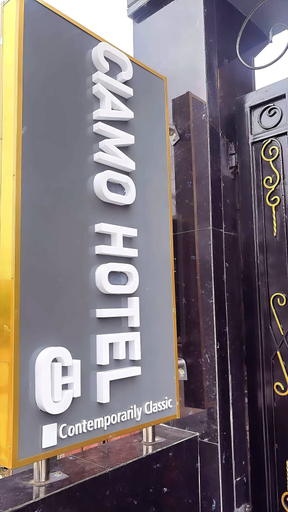 Exterior detail, CIAMO HOTEL, Kosofe