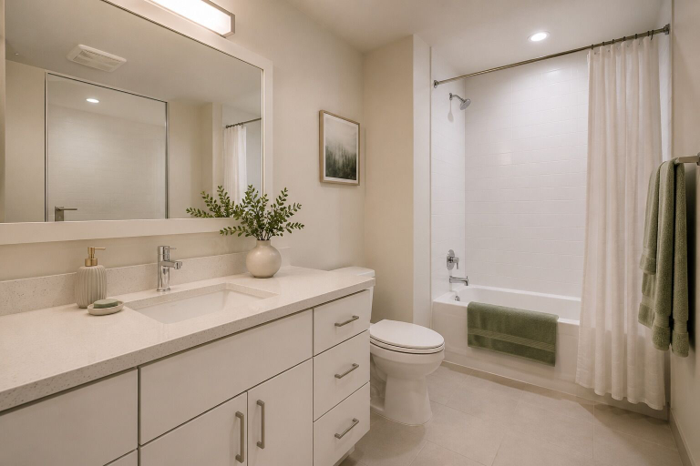 Bathroom, Monroe & Maple Hotel, Toronto