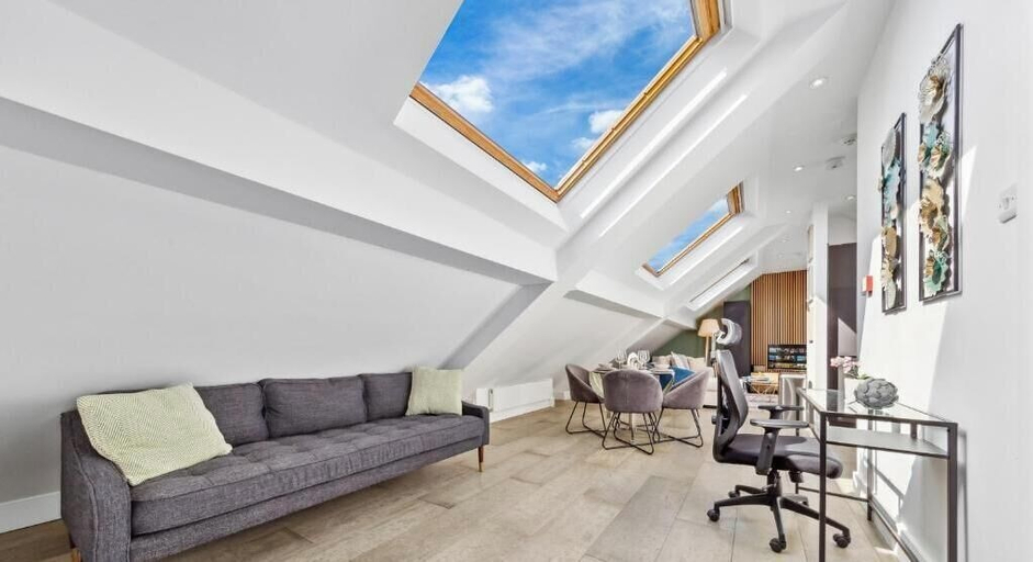 Living area, Flat -12, London