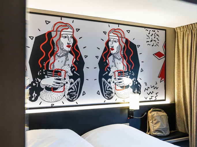 Bedroom 2, Ibis Styles Saint Brieuc Plerin, Côtes-d'Armor