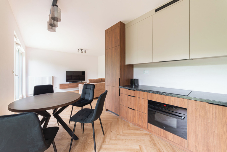 Private kitchen 3, NORDBYHUS Apartamenty Motława Garden, Gdańsk City
