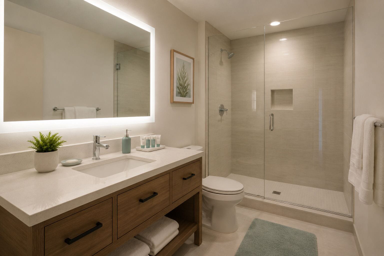 Bathroom, The Meriton Hotel, Toronto