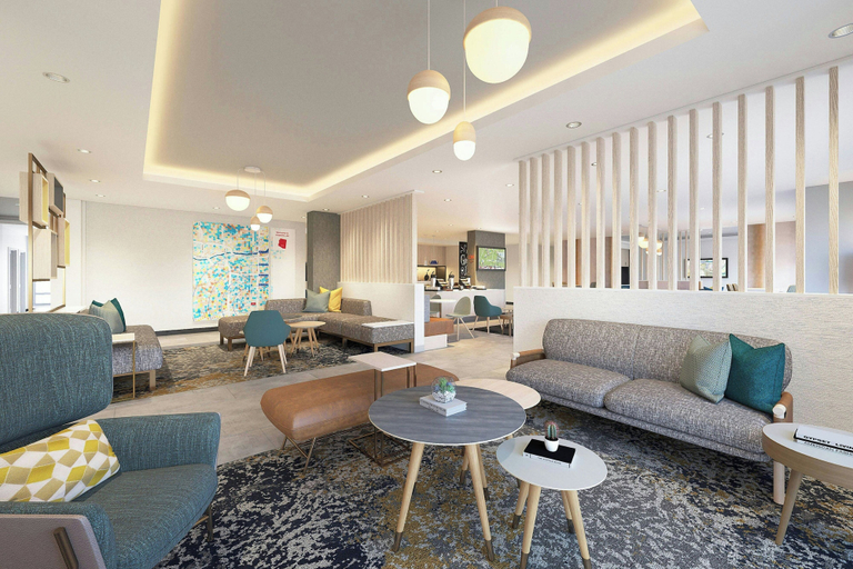 Lobby lounge, TownePlace Suites by Marriott Lyndhurst, Bergen
