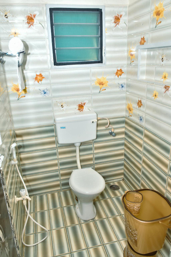 Bathroom, Coral Shelters Service Apartments Ponmeni, Madurai