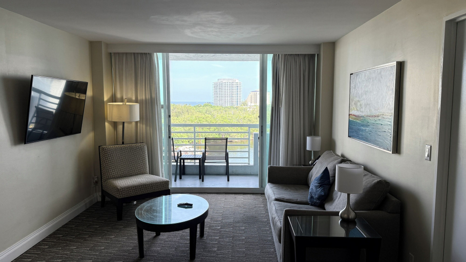 Living area 4, Atlantic Ocean Sunrise Suite Unit 820, Broward