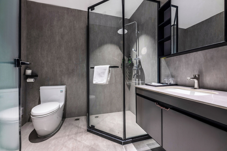 Bathroom 2, Wanhao Max Hotel - Guangzhou Pazhou, Guangzhou