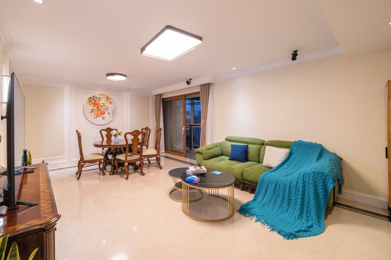 Living area 4, Tyms 2BR 2BA Modern Residence Xujiahui, Shanghai