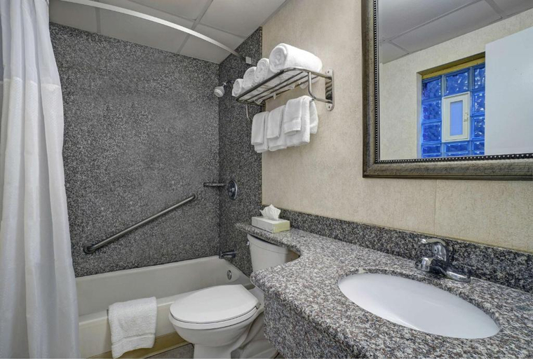 Bathroom 5, Motel 6 Washington PA, Washington