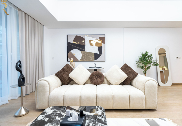 Living area 4, Mayan Building Apartments by RHH, Yas Island