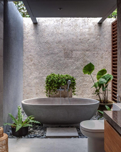 Bathroom, Villa Uma Karo Canggu, Badung