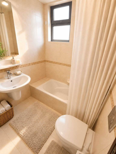 Bathroom 5, Abdoun Family Retreat 3BR Apartment, Amman