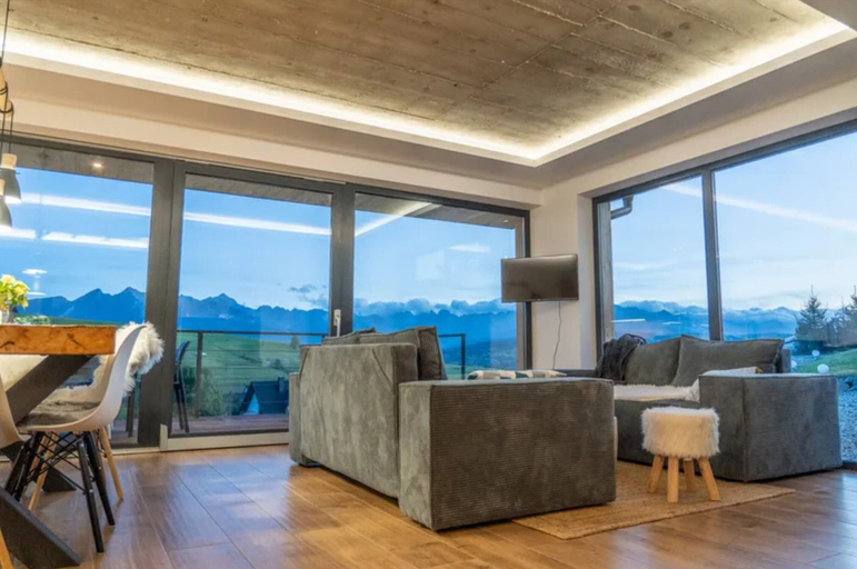 Living room 4, Large Holiday Villa With Sauna and Mountain Views, Tatra