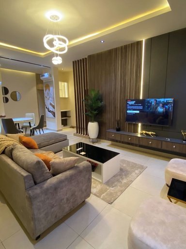Living area 2, Vluxe Apartment, Bwari
