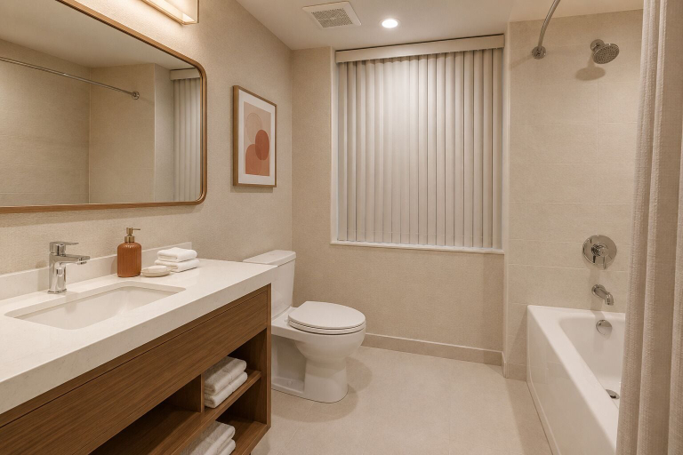 Bathroom, Avelisse Urban Suites, Toronto