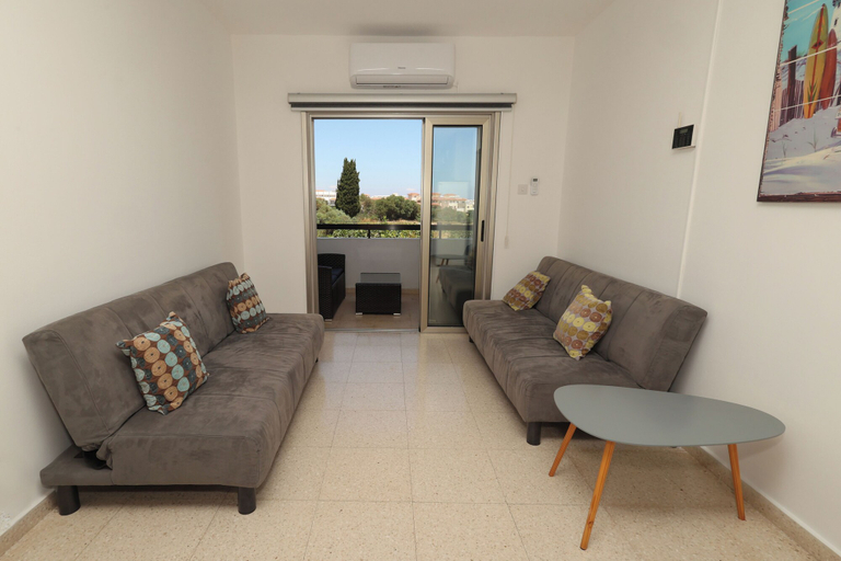 Living area 3, 2BR Apartment with Balcony in Paralimni