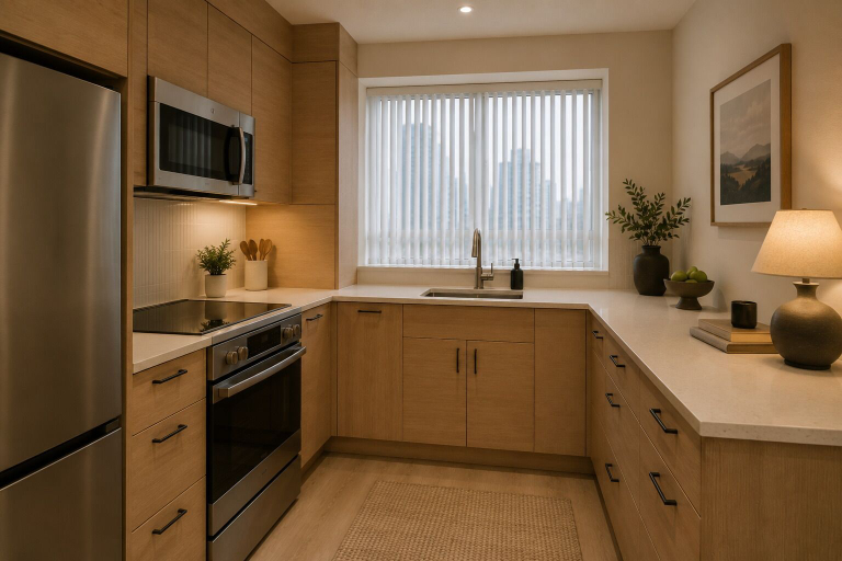 Private kitchen, Harbor Light Hotel, Toronto