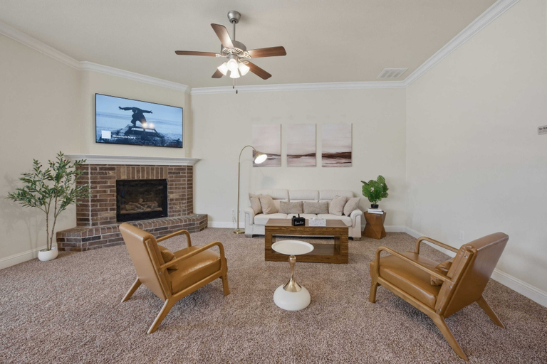 Living area 3, Corporate Housing - Midland TX - ACOMM, Midland
