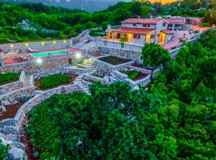 Aerial view 3, Rustic Haven Villa, Vrgorac