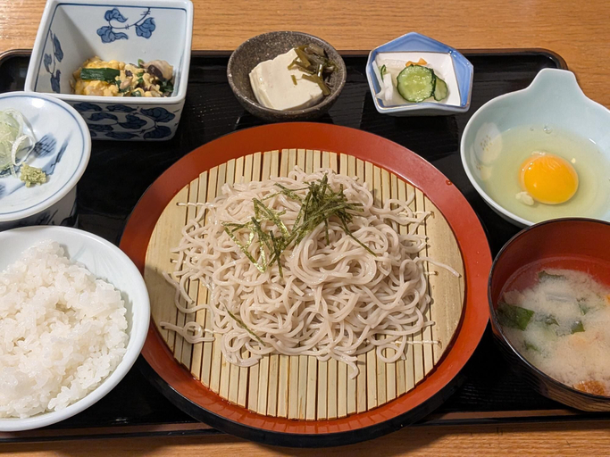 Breakfast meal, Onsen Ryokan Hirosuke, Fukushima