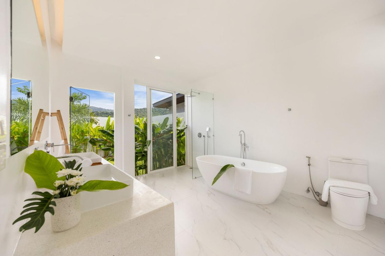 Bathroom 2, Luxury & Spacious 4BR Villa Private Pool, Ko Samui