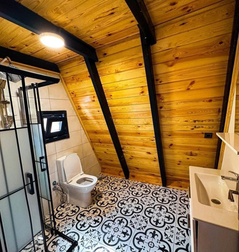 Bathroom, Özel Havuz & Jakuzili Bungalov, Sapanca